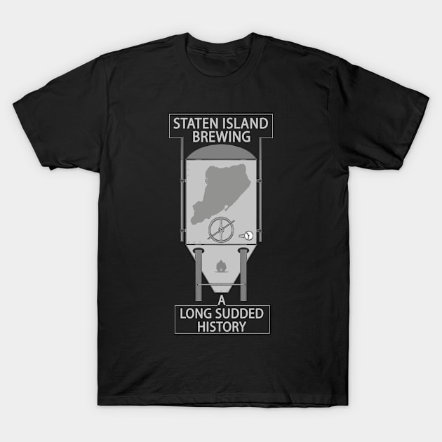 A Long Sudded History T-Shirt by breweryrow